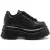 Windsor Smith Zwarte Chunky Leren Sneakers – Swerve