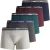 Jack & Jones Boxershorts heren trunks friday pack 5-pack dark grey melange