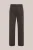 WE Fashion – Heren loose fit broek met bandplooi en elastische tailleband – Loose fit – Donkergroen – Katoen –