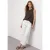 Blouse met gerimpelde ronde hals