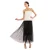 Plissé Midi Tulle Rok Vrouw Goddiva