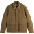 Scotch & Soda Geometric Quilted Coat Golden Brown