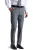 Meyer Modern Fit Linnen broek grijs, Effen