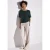 Street One Dames Blouse in effen kleur in Groen