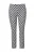 Ulla Popken Broek  zwart / wit