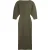 Ted Baker Vanitha Sculptured Rib Knitted Maxi Dress In Donkergroen