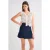 Belted Hoge Taille Wrap Front Shorts met Splitdetail