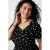 MS Mode jumpsuit met stippen zwart