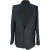 Celine klassieke blazer met enkele rij knopen in zwarte wol