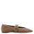 Mango suède ballerina’s – lichtbruin