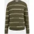 GUESS  Eco Grier Cn Ls Striped Olive Quicksand Irre