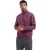 No Excess Sweater half zip brushed dark wine