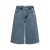 FREEQUENT wide leg regular waist short medium blue denim