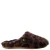 Hot Potatoes pantoffels met panterprint – bruin