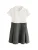CLARKS Jurk  antraciet / wit