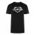 Love Moschino Dames/Dames Hart Logo T-Shirt (Zwart)