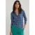 River Woods Purple/green Fantasy V-neck T-shirt