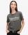 Superdry Vrouwen Metallic Venue T-shirt met Relaxte Pasvorm Zwart