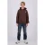Raizzed oversized hoodie met backprint – bruin