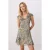 TRENDYOLMİLLA Dames Geel Bloemen Kort / Mini Kort A-lijn Jurken