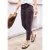 High Waist Barrel Leg jeans met Leo-Print