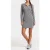 Calvin Klein Ls Monologo Rib Polo Dress Medium Grey Heather