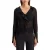 Scotch & Soda Ruffled Top Evening Black