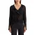 Scotch & Soda Ruffled Top Evening Black