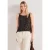 Street One Dames Top met boothals en schouderdetail in Bruin