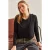 Gekleurde Textuur Cropped Hoodie met Pompom