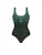 JIORO Shirt body ‘LEO NEON GREEN’  donkergroen / zwart