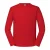 Fruit of the Loom Heren Iconic 195 Premium Ringspun Cotton T-shirt met lange mouwen (Rood)