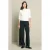 LOLALIZA top met borduursels – ecru