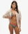 Triangelbikinitopje met Print Green