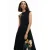 Desigual gebloemde midi jurk zwart