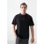T-shirt met oversized logo-patch