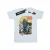 Star Wars Heren Vintage Stripscène T-shirt (Wit)
