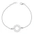 Orphelia ‘Jasmine’ Dames 925 Sterling Zilveren Armband – Zilver ZA-7076