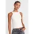 Aansluitende Geribbelde Mouwloze Blouse