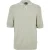 Boss Herenpoloshirt met geribde kraag (Groen)