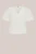 WE Fashion – Dames top met broderie anglaise – Regular fit – Gebroken wit – Katoen –