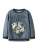 NAME IT Sweatshirt ‘NMMNIMBU BLUEY’  navy / duifblauw / lichtblauw / wit