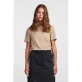PIECES T-shirt PCRIA van katoen beige