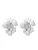 Hey Happiness Oorbellen ‘Petal Blossom’  zilver
