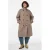 Zizzi Plus Size manteljas met wol – lichtbruin