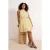 Trendyol Curve Dames Geel Bloemen Kort / Mini Mouwloos Casual A-lijn Grote maten Jurk