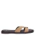 Manfield suède slippers bruin
