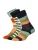 DillySocks Sokken ‘Abstract Nature’  mintgroen / abrikoos / zwart / wit