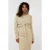 EsQualo Bolero Fancy Open Knit Lurex Light Sand
