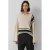 s.Oliver BLACK LABEL trui met wol zand